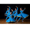 Blue Anakarkali Dance Costume